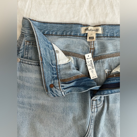 Madewell Front Slit Denim Skirt - Picture 6 of 7